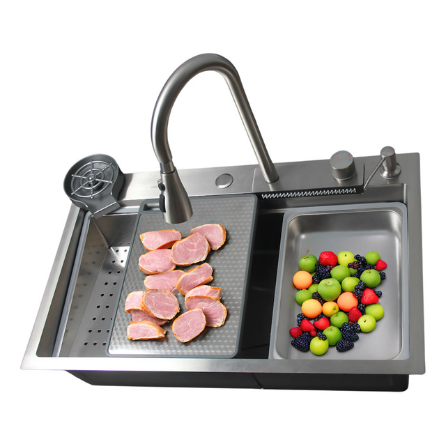 Cuba Gourmet Cozinha Premium Torneira Cascata Lavador Copos Completa Aço Inox 304 Stillus ... Cuba Gourmet Cozinha Premium Torneira Cascata Lavador Copos Completa Aço Inox 304 Stillus ...