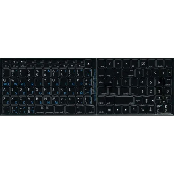 Mac Nueva Etiqueta Teclado Latinoamericano Ingles-español