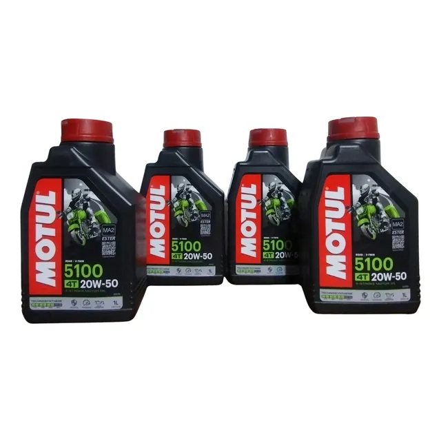 Aceite Motul 5100 20w50 Semisintetico X4 Unidades