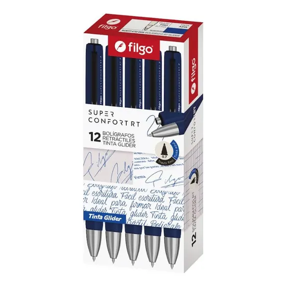 Boligrafo Retractil Filgo - Superconfort - Rt - X 3 Unid.