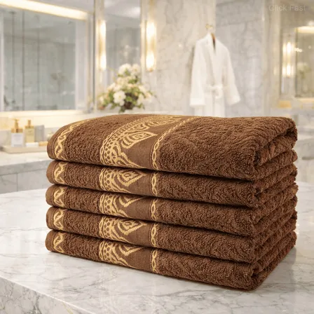 Jogo 5 Toalhas Banho Banhão Gigante 100% Algodão Super Macia