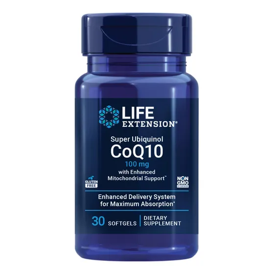 Suplemento Life Extension Super Ubiquinol Coq10, 100 Mg, 30 