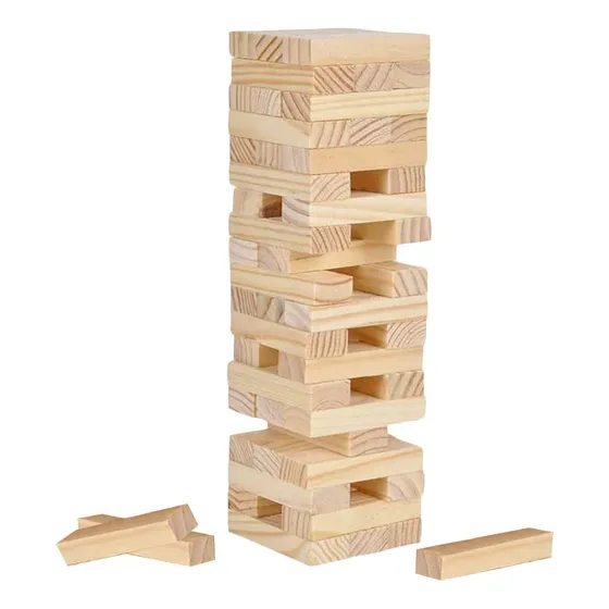 Artcreativity Juego De Torre De Madera, Juego De Bloques...