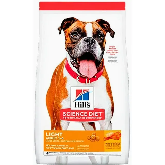 Alimento Hill's Light Ob X 30 Libras Para Perro Adulto.