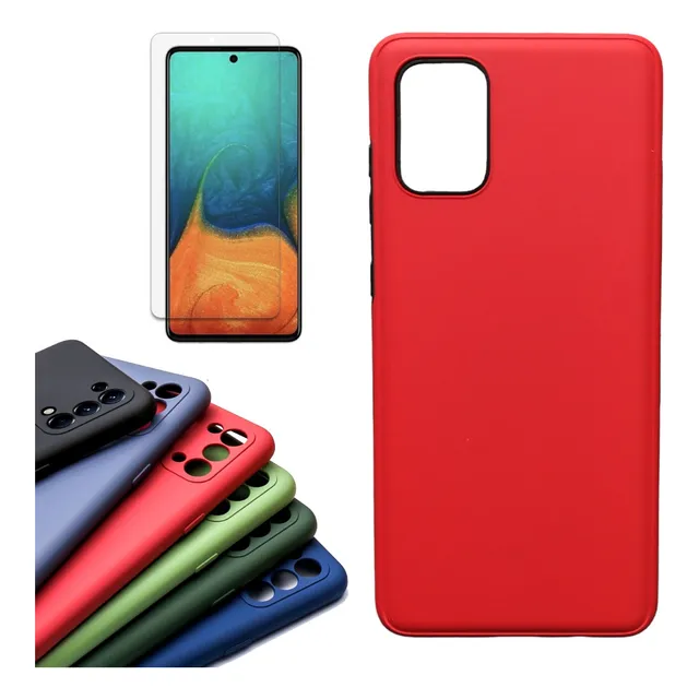 Funda Para Samsung Galaxy A71 Protector Case + Vidrio Hd
