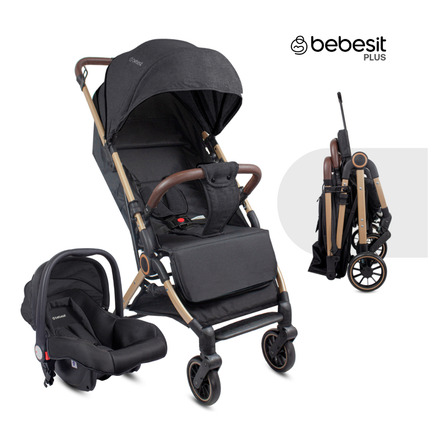 Coche Compacto Tipo Maleta Bebesit Negro Coche Bebe Travel System Coche Compacto Tipo Maleta Bebesit Negro Coche Bebe Travel System