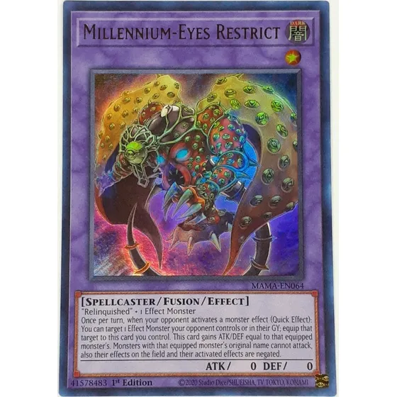 Millenium Eyes Restrict Yugioh
