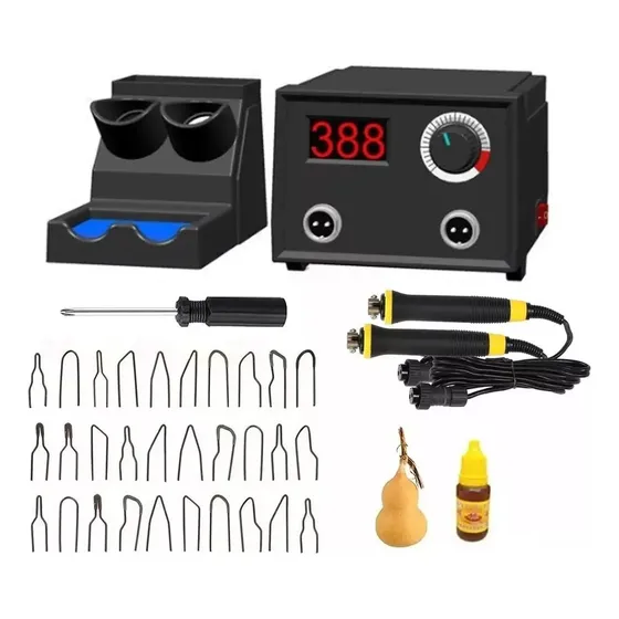 Pirograbador Pirografo Maderas Cueros 20 Puntas 40w