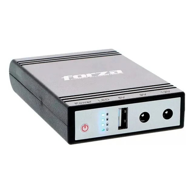 Mini Ups 12v 9v 5v Portatil Forza Para Modem Wifi Portatil Color Negro