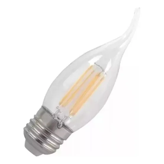 Lampara Led Filamento Vela Viento 4w Dimerizable Luz Cálida Color de la luz Blanco cálido