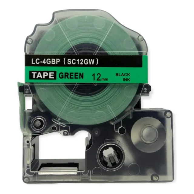 Cinta Etiquetadora Genérica Sc12gw Verde 12mm 8m