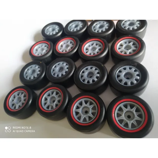 Juguete Llantas Wheels Lote Red Line