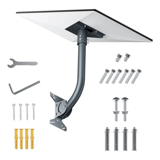 Kit Soporte Mastil Para Antena Starlink V4 Ángulo Ajustable
