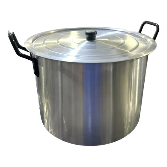 Olla Con Tapa De Aluminio Para Hervidos Hallacas Agua 60lts