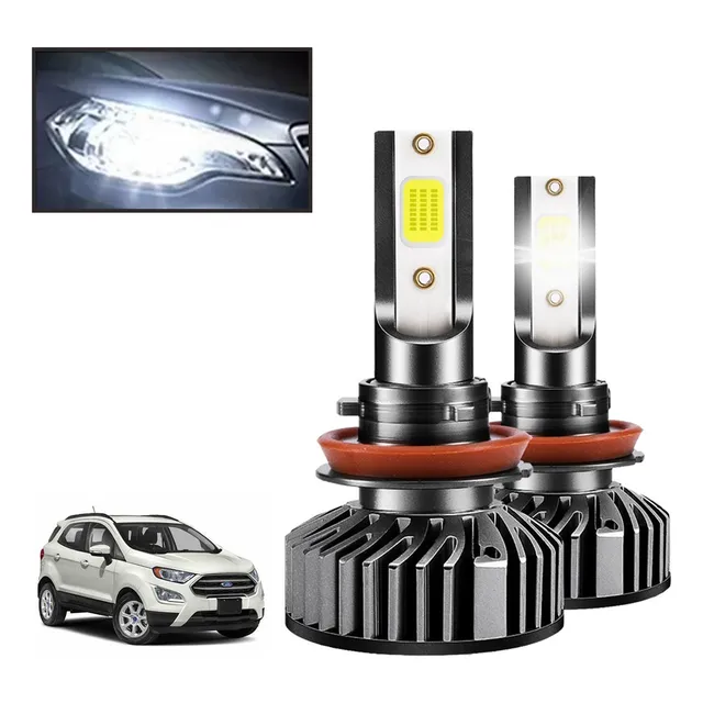 Cd- Kit De Faros Led 14000lm 80w H11 Luz Baja Para Ford