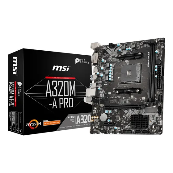 Tarjeta Madre Msi A320m Pro Max Ryzen  Am4