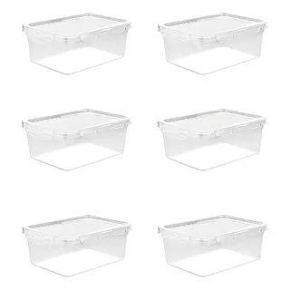 Kit 6 Potes Marmita Fit 750ml Tampa 4 Travas Bpa Free Kit 6 Potes Marmita Fit 750ml Tampa 4 Travas Bpa Free