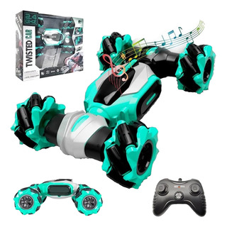 Coche De Acrobacias Con Control Remoto Recargable Para Niños Color Verde Personaje Hombre Araña Coche De Acrobacias Con Control Remoto Recargable Para Niños Color Verde Personaje Hombre Araña