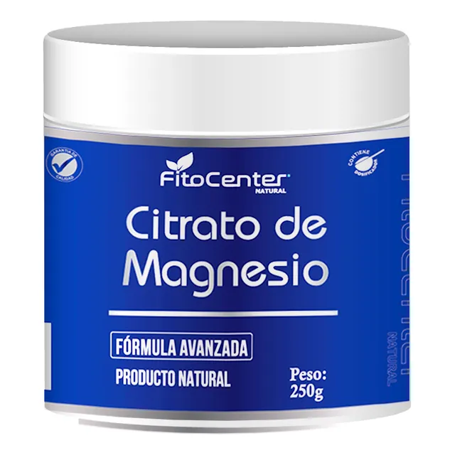 Citrato De Magnesio Fitocenter Natural Formula Avanzada 250g