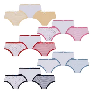 Kit Com 12 Calcinhas Lobinha Infantil Kids AlgodĂŁo Lupo Kit Com 12 Calcinhas Lobinha Infantil Kids AlgodĂŁo Lupo