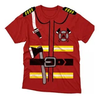 Camiseta bombero niño hotsell