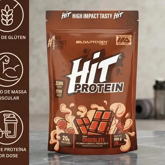 Whey Protein Adaptogen Hit Chocolate proteína