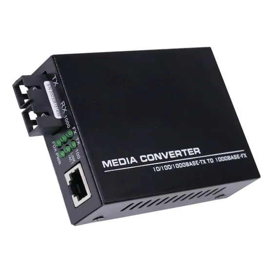 Convertidor Multimedia 10/100/1000mbps Ethernet Fibra Óptica