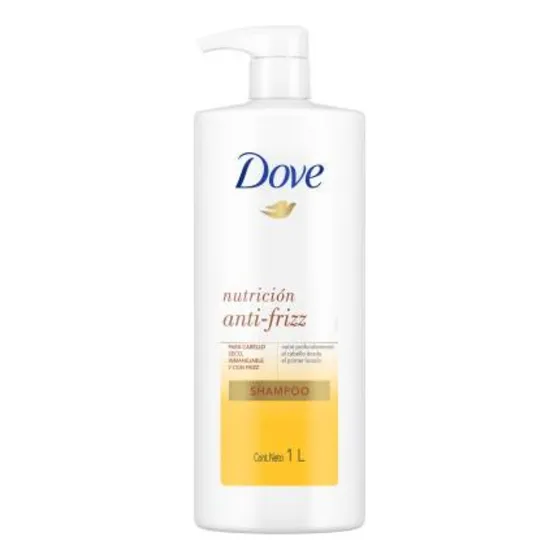 Shampoo Dove Nutrición Anti-frizz 1 L