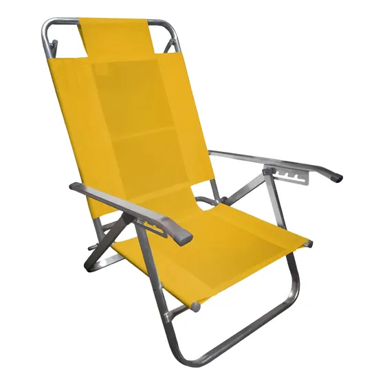 Reposera Descansar 80005 Playera Tela Pvc Aluminio 7/8