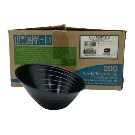 200 Contenedor Bowl M Tokio 12oz Negro Darnel 0979 42.3 Xavi