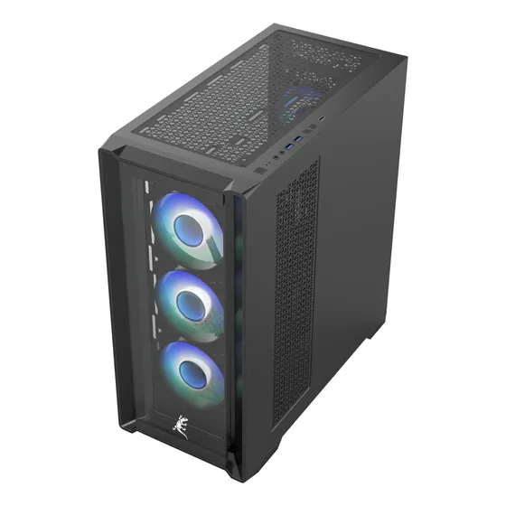 Case Strig Caiman Eatx 3 Fan Argb + Controlador