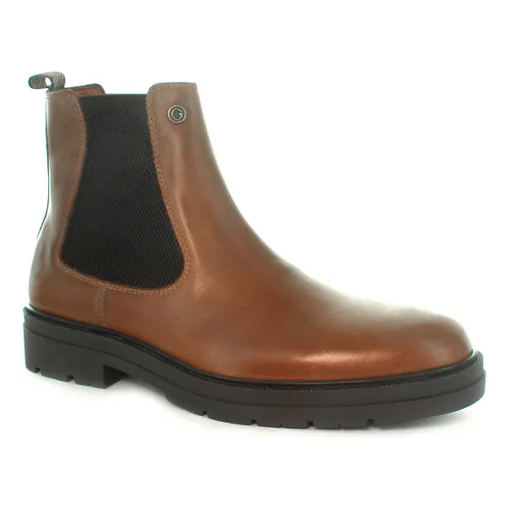 Botas De Piel Para Hombre Christian Galery Con Elastico Y