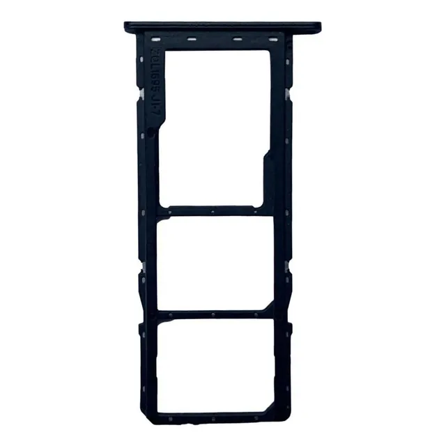 Bandeja para tarjetas SIM Galaxy A11/A01 A015, color negro