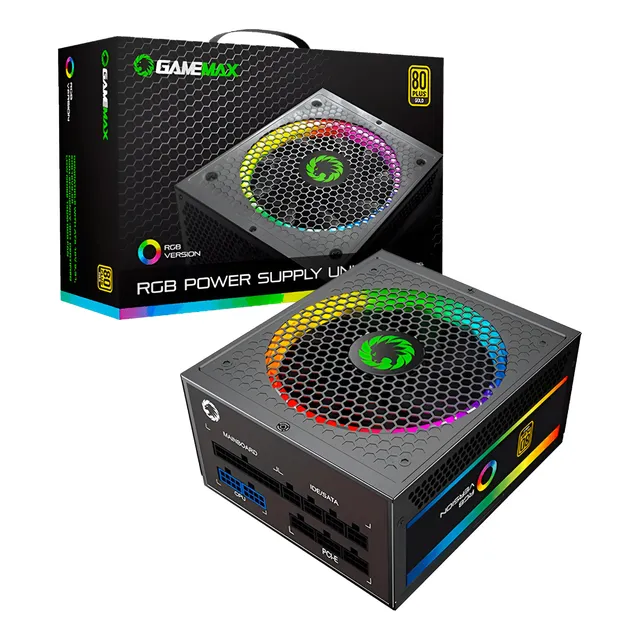 Fuente Gamemax Rgb-550w Atx Modular 80 Plus Gold