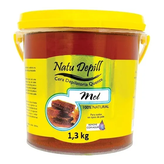 Cera Depilatória Quente Natu Depill Mel 1,3kg