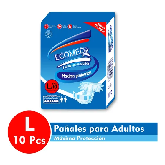Pañales Para Adultos Incontinencia Talla L. Bulto X 40 Unds