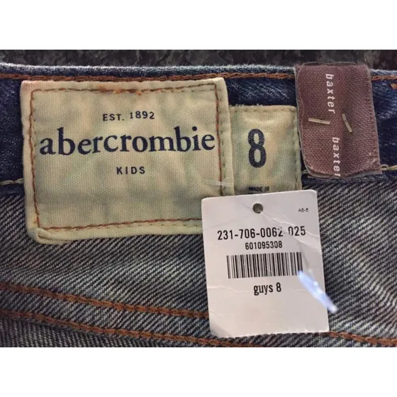 Blue Jean Para Niño Abercrombie 100% Original Talla 8