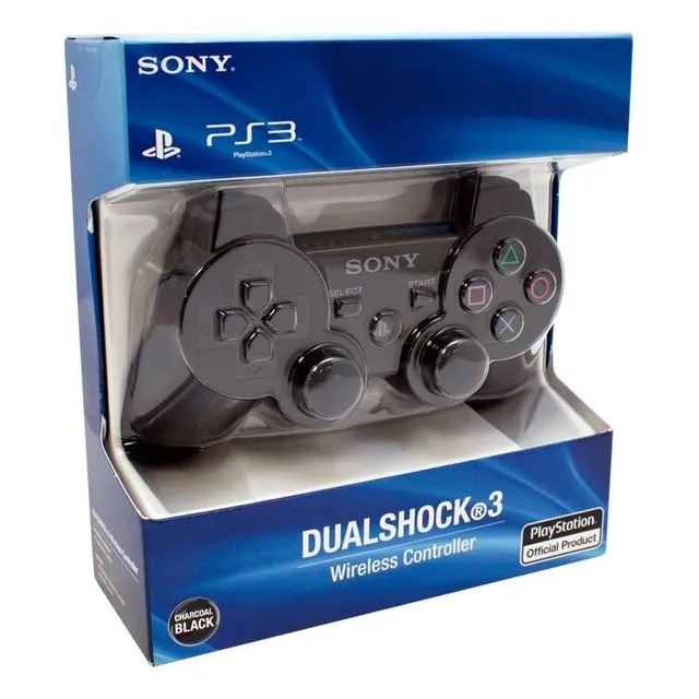 Control Joystick Mando Para Ps3 Inalámbrico Dualshock 3 Color Negro Negro