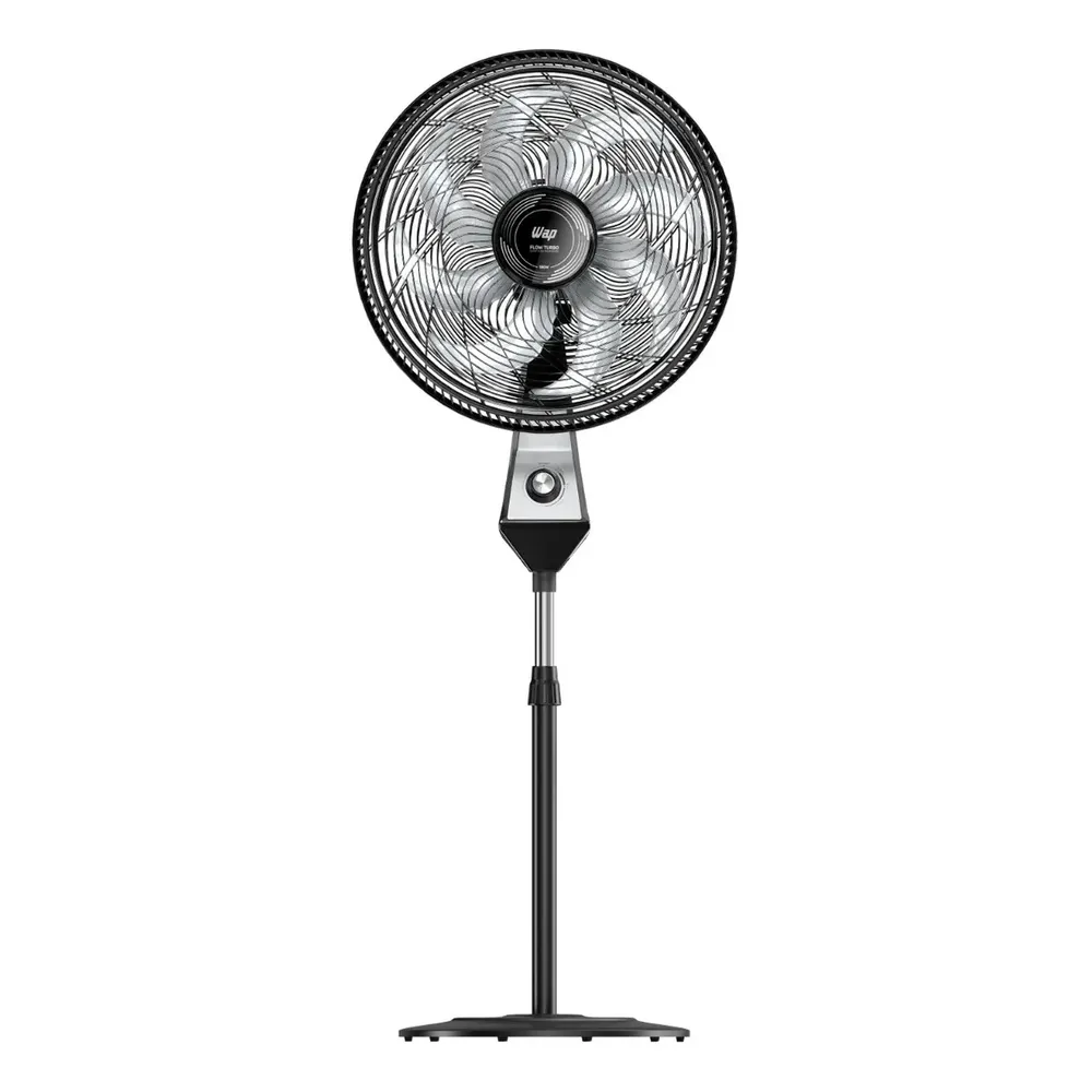 Ventilador de Coluna Silencioso WAP Flow Turbo 180W 8 Pás com Ajuste de Altura e 3 Velocidades
