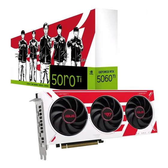 Tarjeta De Video Asus Geforce Rtx 5060 Ti T1 Oc 8gb Gddr7