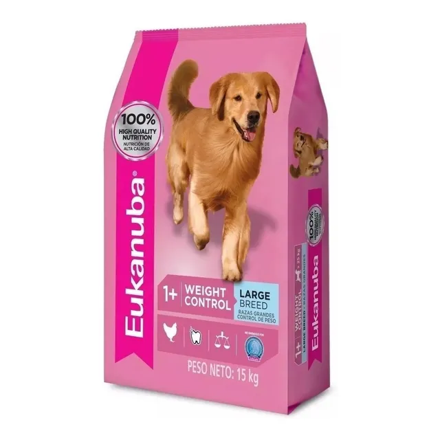 Alimento Eukanuba FIT BODY Weight Control para perro adulto de raza grande sabor mix de 3 kg
