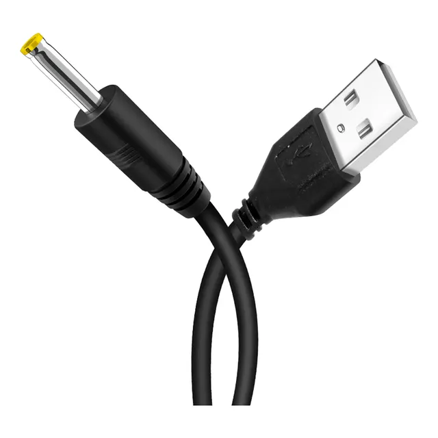 Cable De Alimentación Usb A Plug 2.5 Mm Fuente Cargador