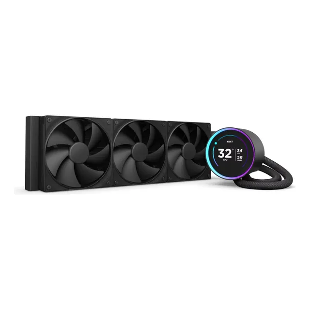 Enfriamiento Liquido Nzxt Kraken Elite 360 Negro Rl-kn36e-b2 Led Rgb