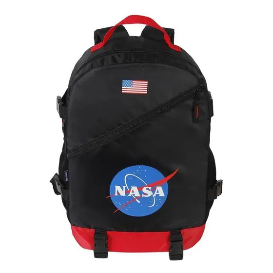 Mochila Costas Nasa Preto/vermelho Dermiwil