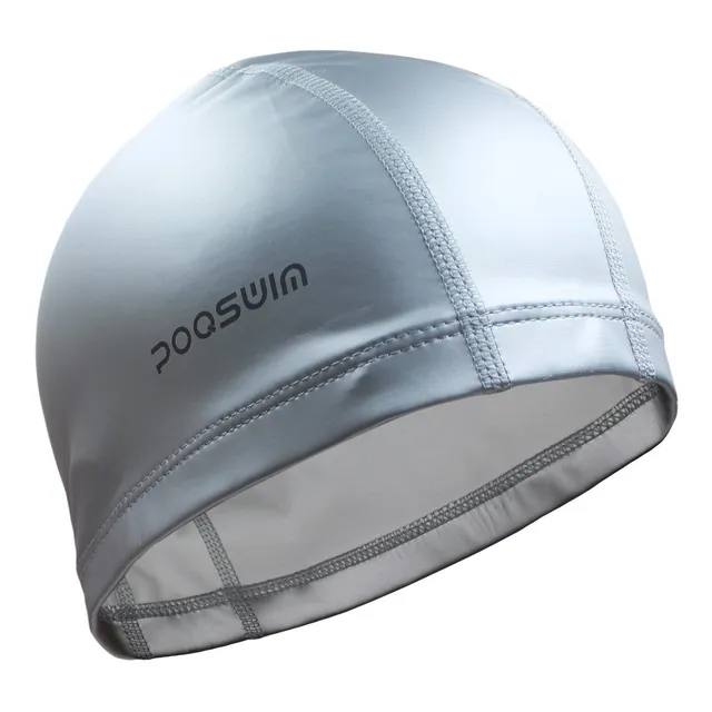 Poqswim Gorro Natacion Capa Poliuretano Para Adultos