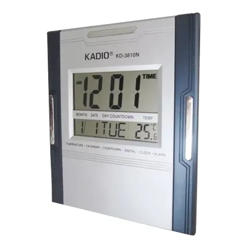 Reloj Digital De Pared Mesa Temperatura Y Fecha Alarma Kadio