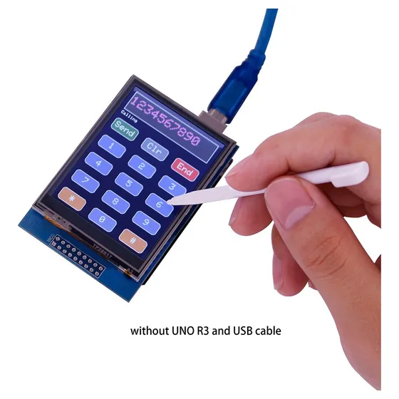 Uno R3 Con Pantalla Táctil Tft De 2.8 Arduino