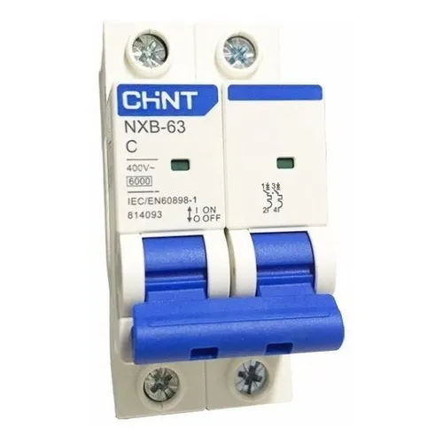 Llave Termomagnetica Térmica Chint Bipolar 2 X 16a