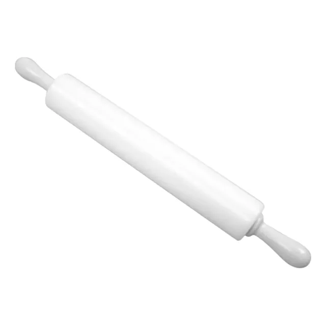 Rolo Pau Macarrão 30 Cm Pesado Giratório Maciço Profissio