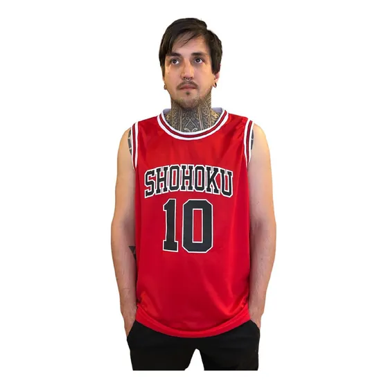 Camiseta Basket Shohoku Slam Dunk Cosplay Anime